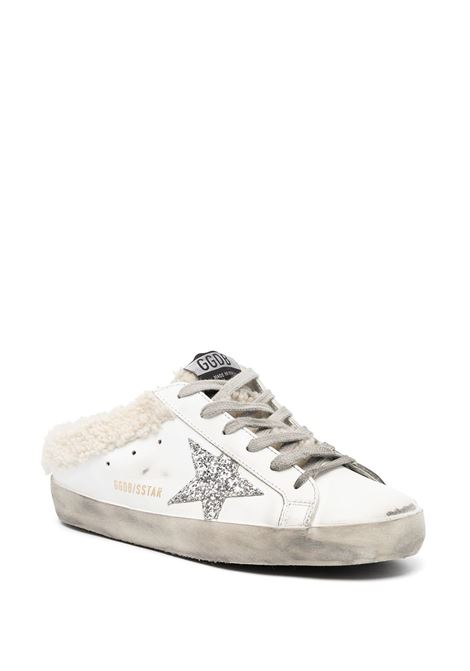 Mules-sneakers Super-Star in bianco, argento e beige - GOLDEN GOOSE donna GOLDEN GOOSE | GWF00110F00230610224